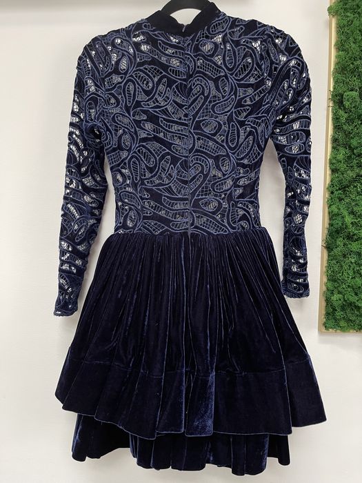 Sukienka Ette Lou Michelle XS 34 Granatowa