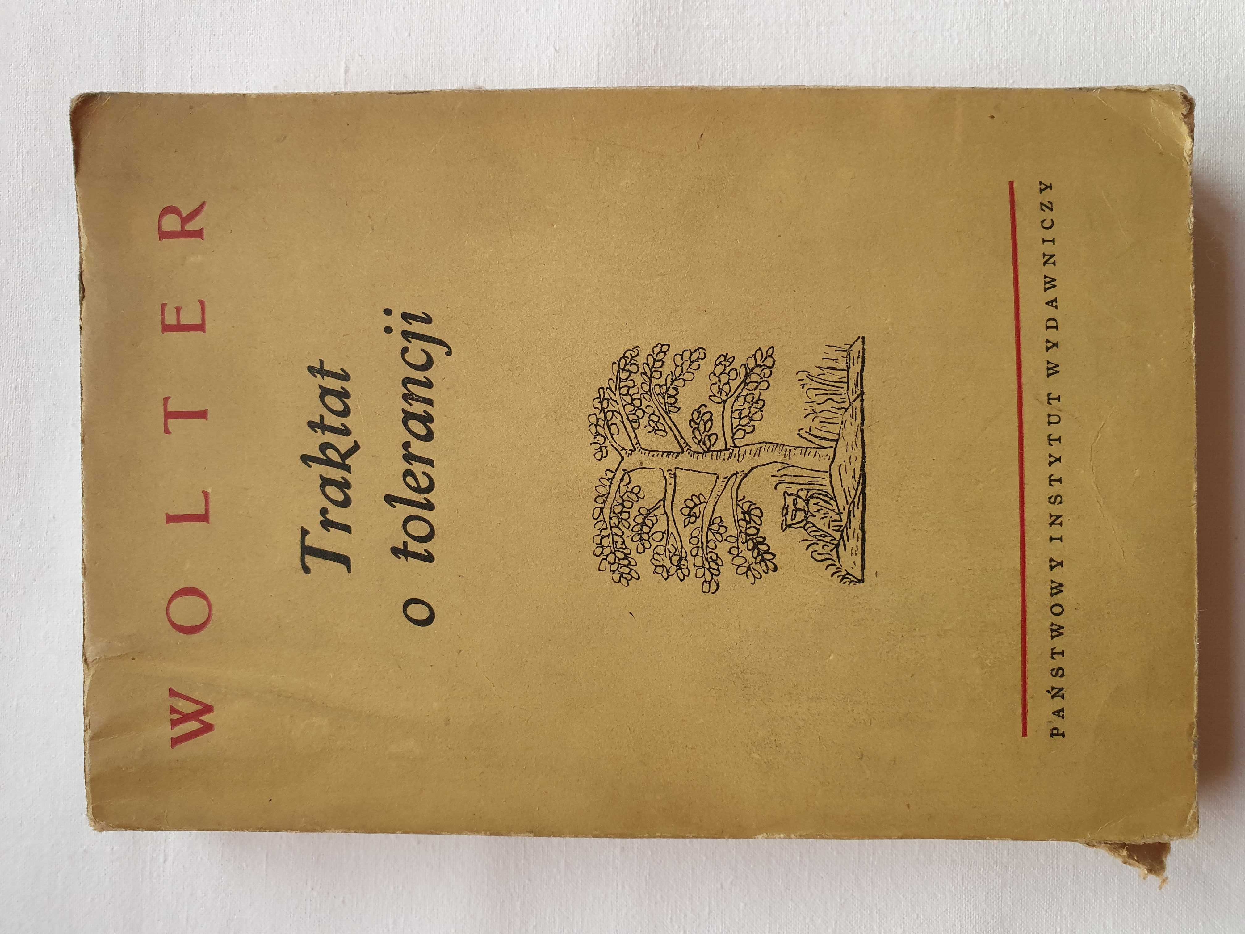 Wolter - Voltaire - Traktat o tolerancji - Wydanie pierwsze 1956 r.