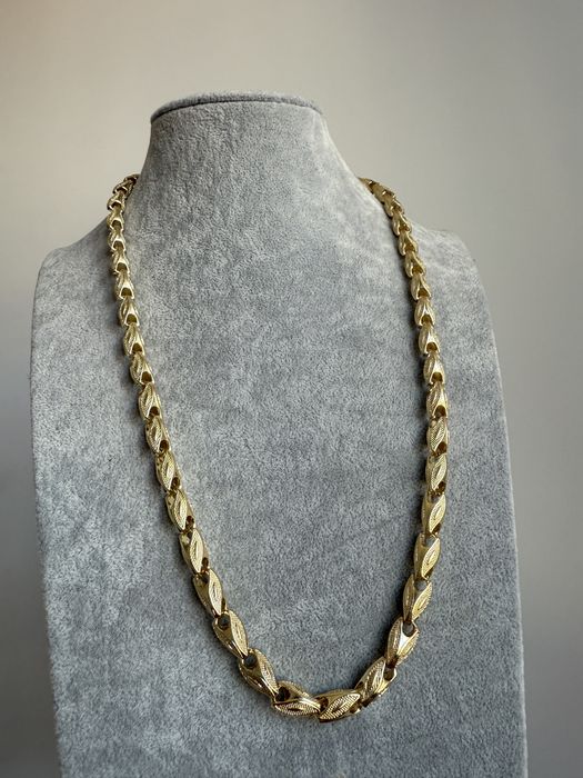 Złoty Męski Łańcuszek pozłacany Cartier Armeński Królewski