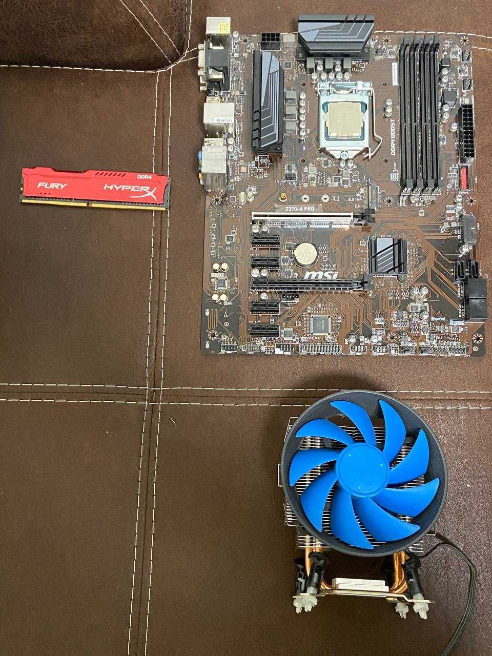 Небольшая сборка для ПК(MSI Z370-A PRO, i58400, 8GB ОЗУ, Башня).