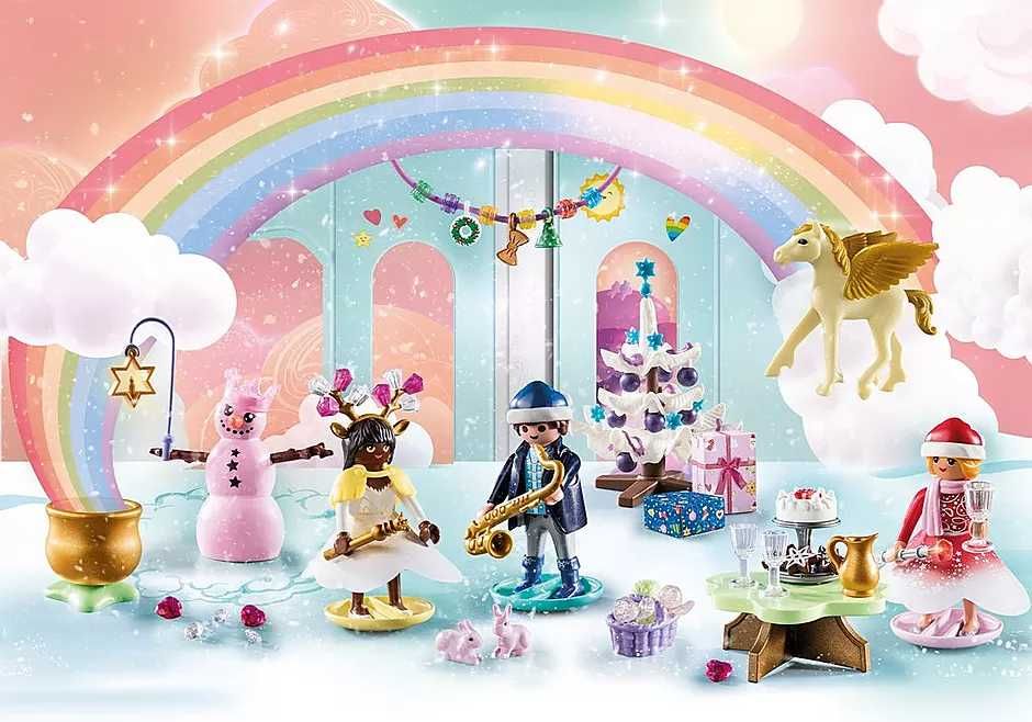 Адвент календар PLAYMOBIL 71348 Advent Christmas under the Rainbow