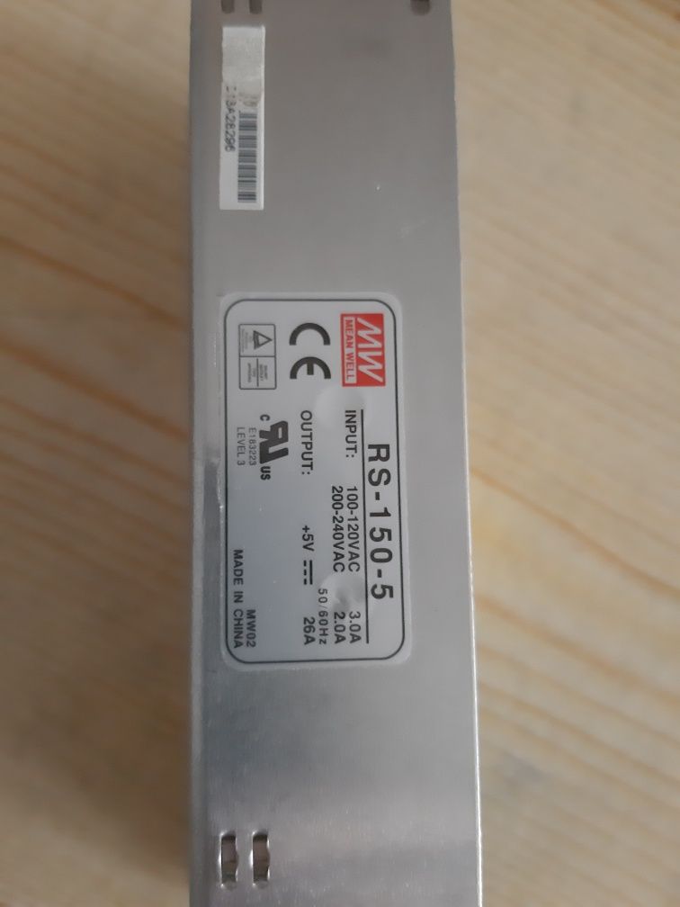 Zasilacz 5V 26A MeanWell RS-150-5