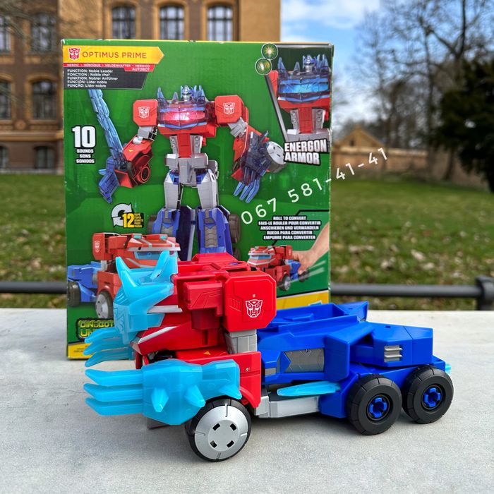 Інтерактивний Оптімус Прайм Cyberverse Adventures трансформер