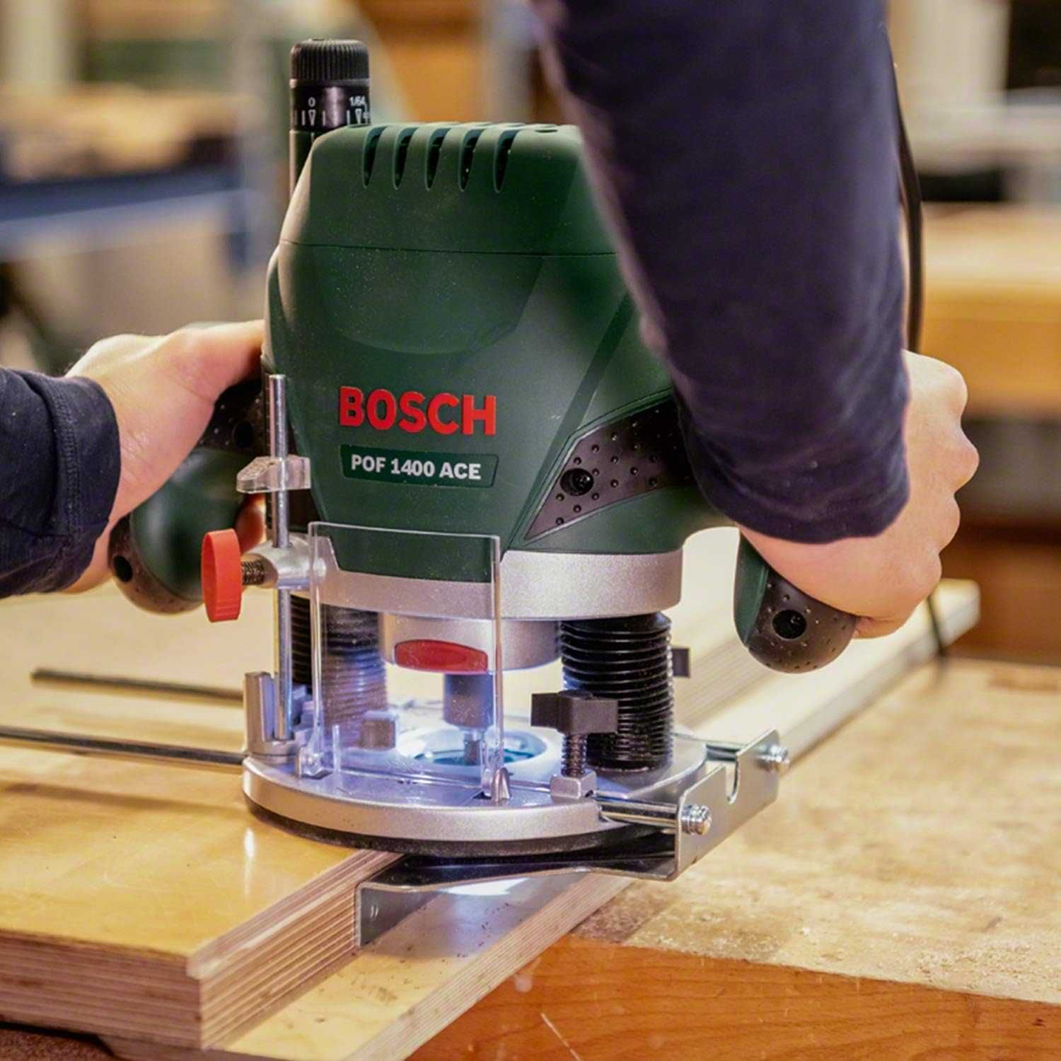 Frezarka górnowrzecionowa Bosch 1400 W + WALIZKA