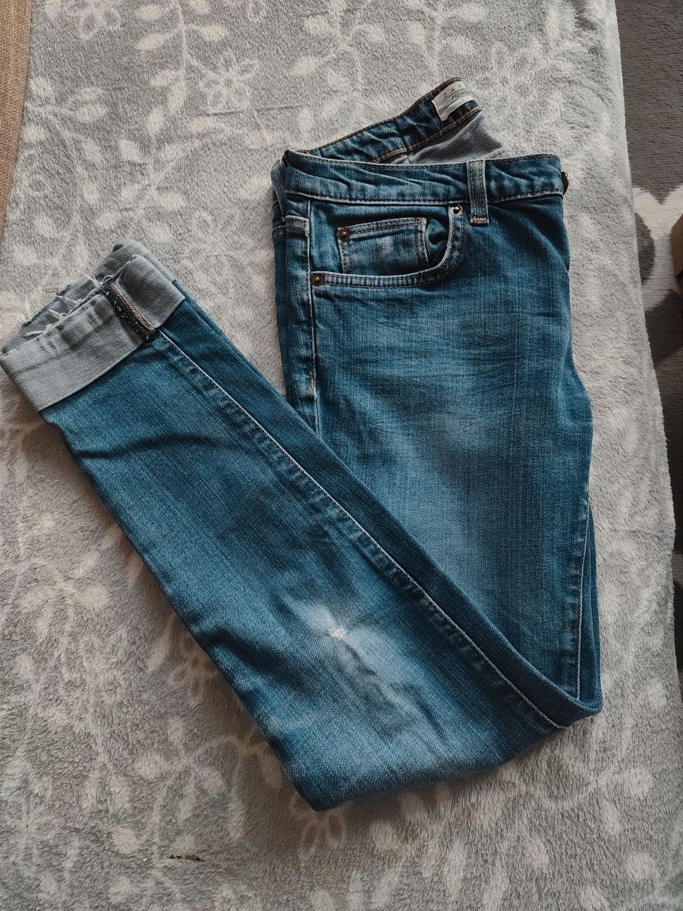 ZARA jeansy denim klasyczne