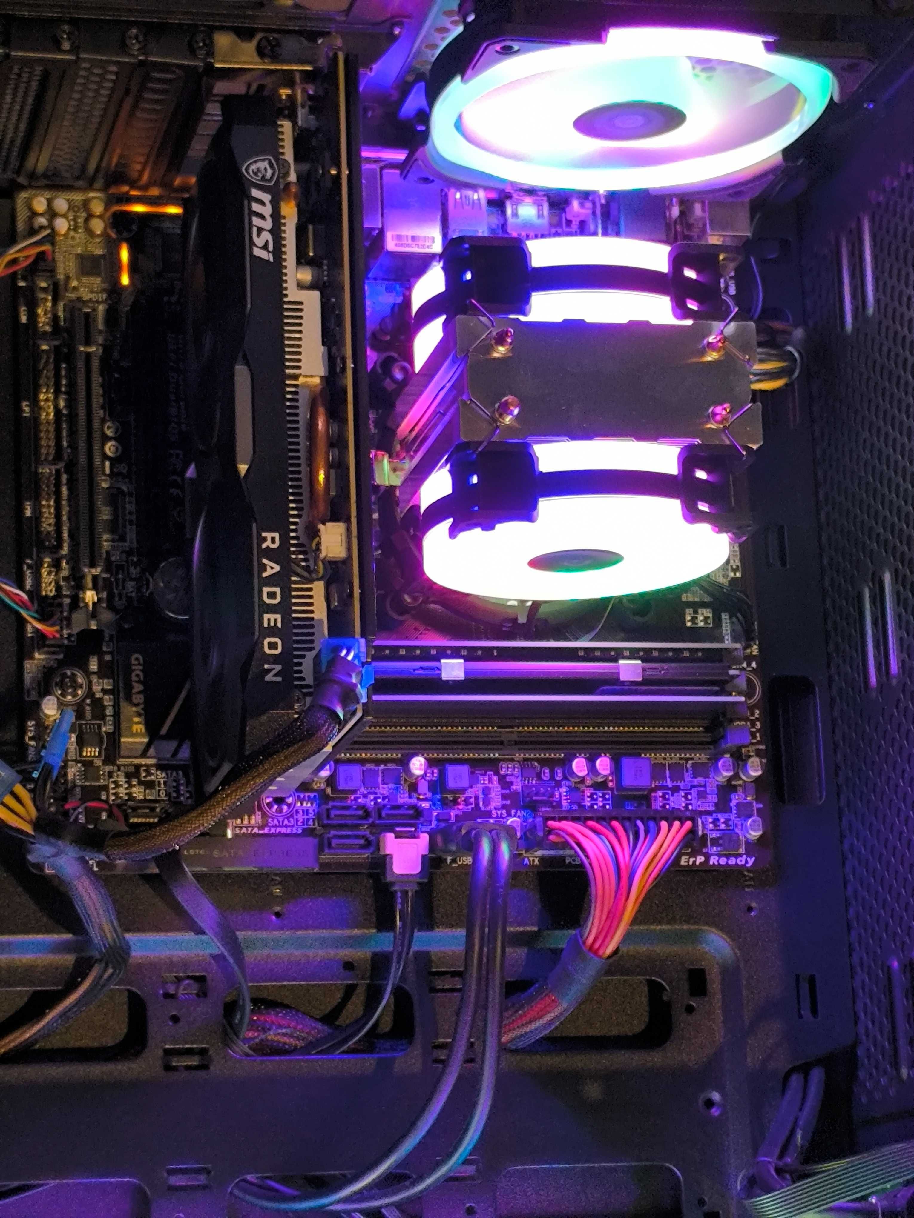 PC I7-6700\RX5500XT 8GB DDR6\Ram 32GB DDR4\SSD\2TB\500W