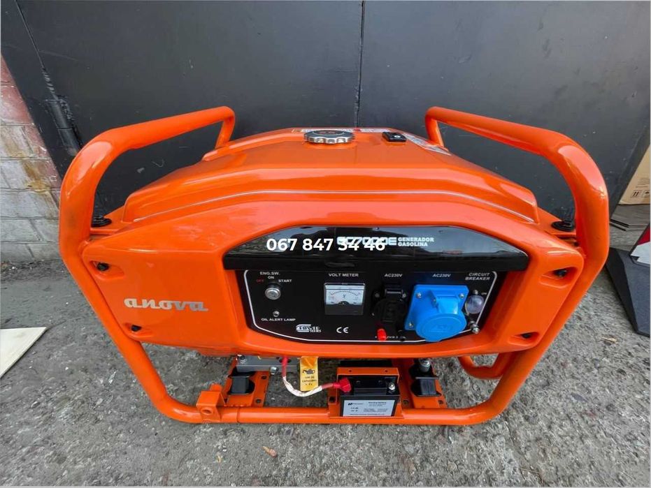 Генератор ANOVA GC7000E 7.0 kW / 8.75 kVA 230V Бензин 1 фаза Испания