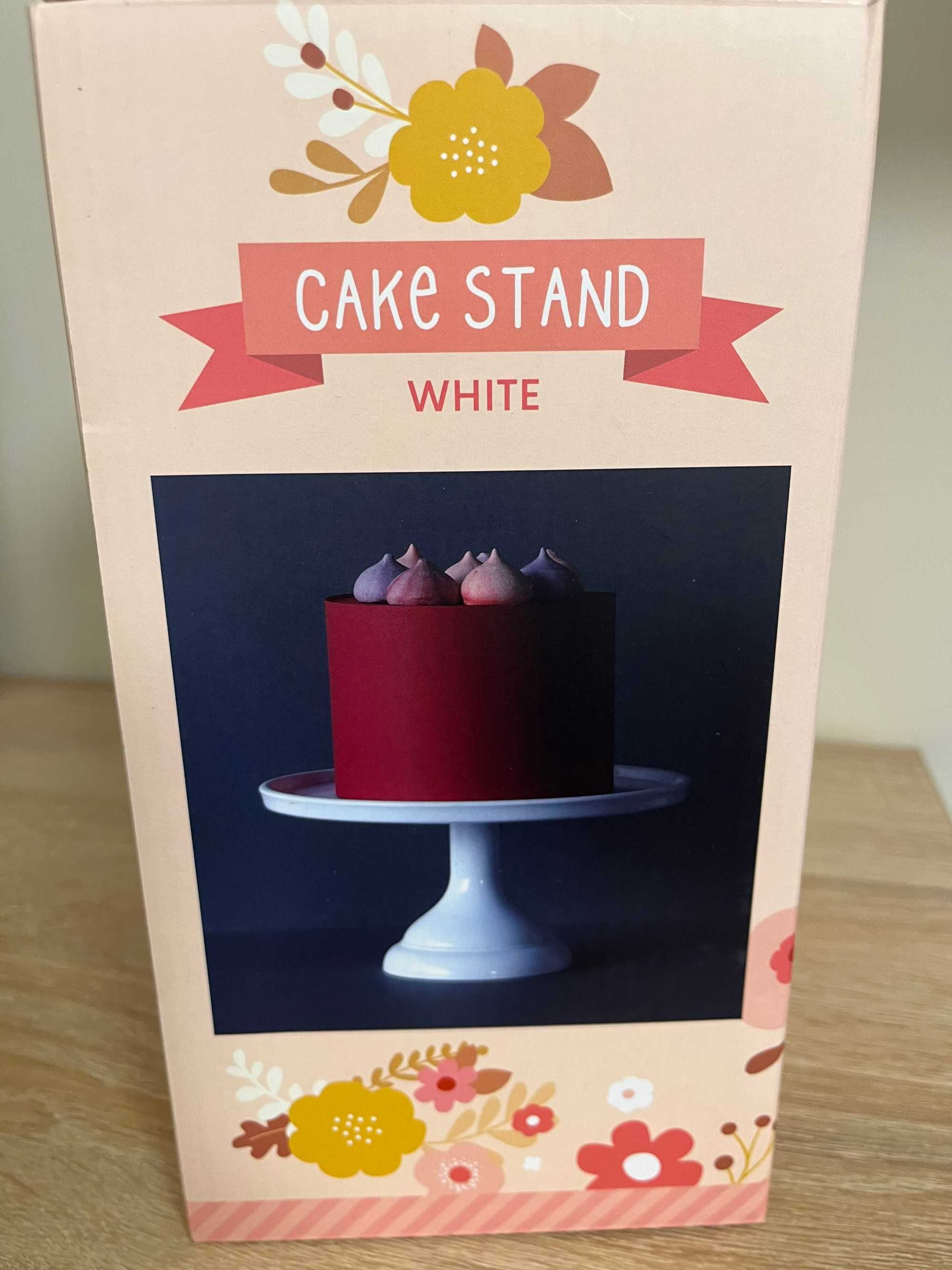 patera - Cake Stand - A Little Lovely Company - 23,5 cm - róż i biały