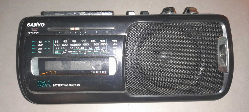 Rádio cassetes Sanyo