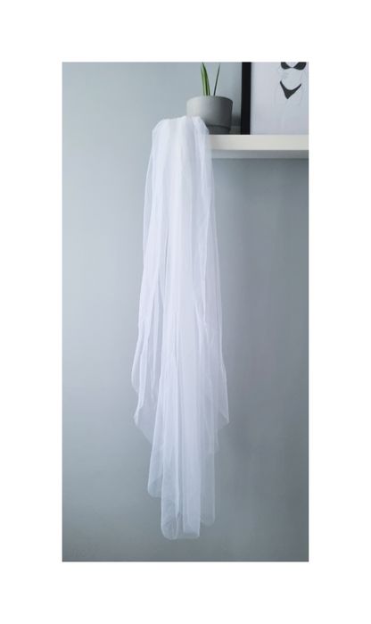 welon ślubny  na oczepiny na wieczór panieński