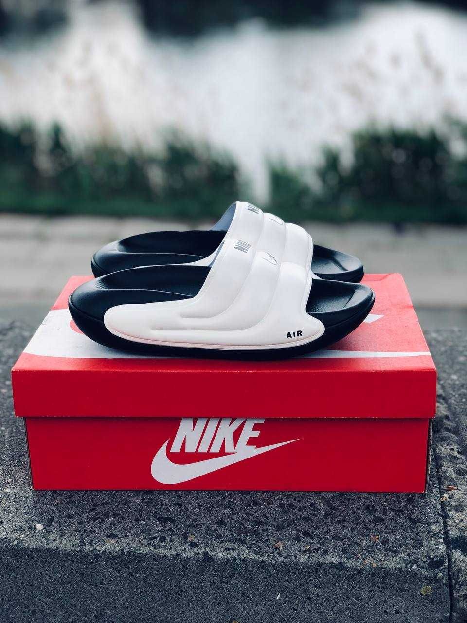 New! Тапочки Nike мужские black\white. Летнее предложение! Распродажа!
