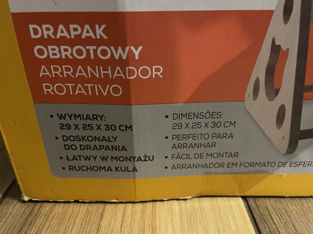 Nowy drapak obrotowy dla kota