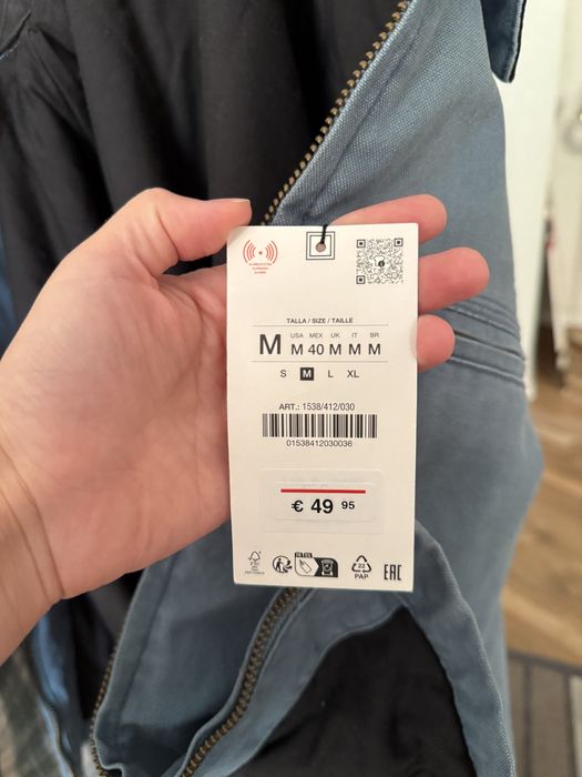 Куртка робочого Zara чоловіча