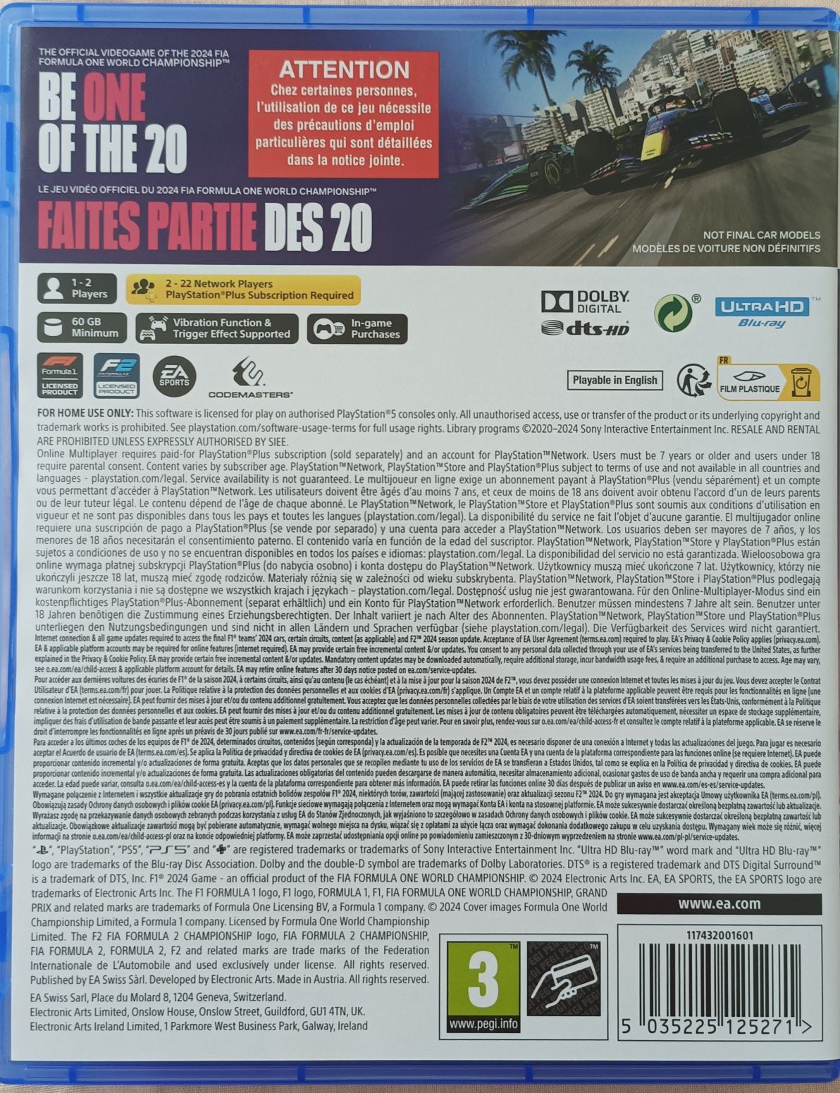 Jogo F1 24 - PS5