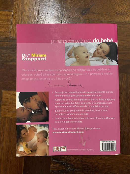 Livro da Dr. Miriam Stoppard "As primeiras competências do bebé"