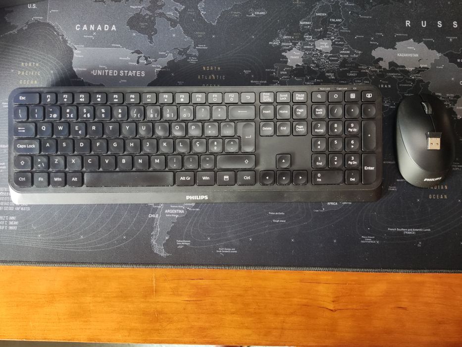 Teclado + rato wireless philips