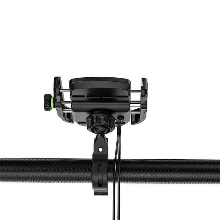 Suporte de Telemóvel para Moto com Carregador Rápido USB 3.0