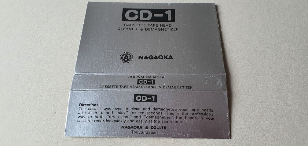 Kaseta czyszcząco demagnetyzująca NAGAOKA CD-1 /unikat/