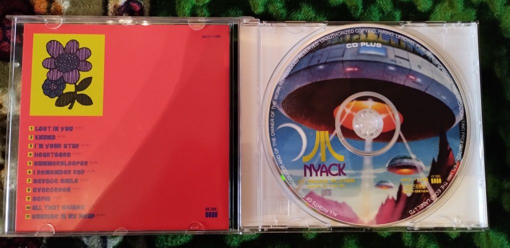 Oryginalna płyta cd zespołu NYACK 11 Track Player