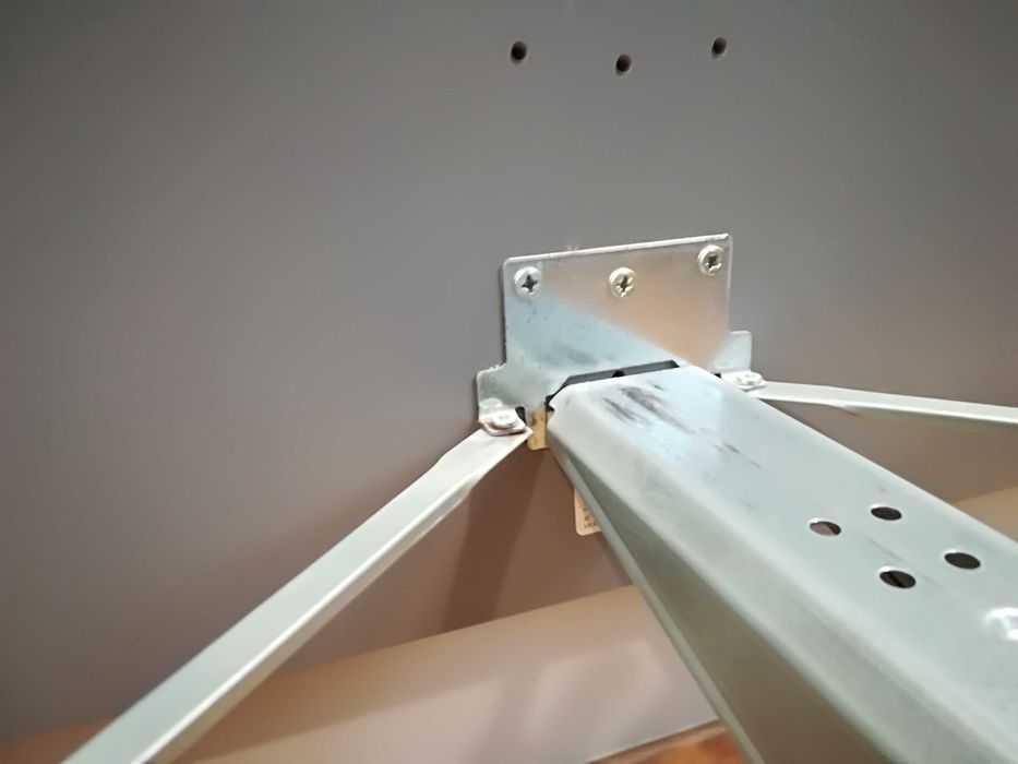 Łóżko HEMNES, 160x200 cm, szare, używane, stan bdb