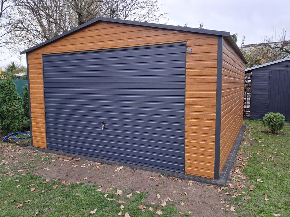 Nowoczesne Garaże Blaszane, zabudowy na kosze, wiaty śmietnikowe