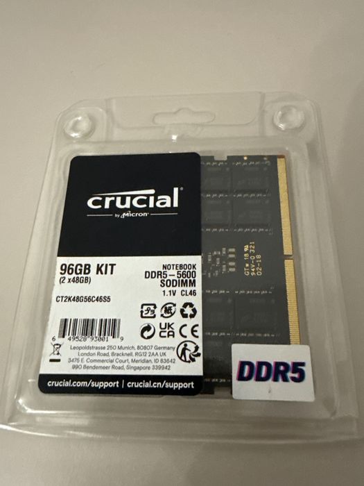 Pamięć RAM Crucial DDR5 - 96GB KIT