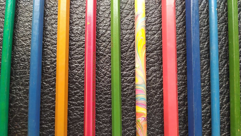 Карандаши СССР. Сфетофор, Кремль, Украина, Деловой и др.