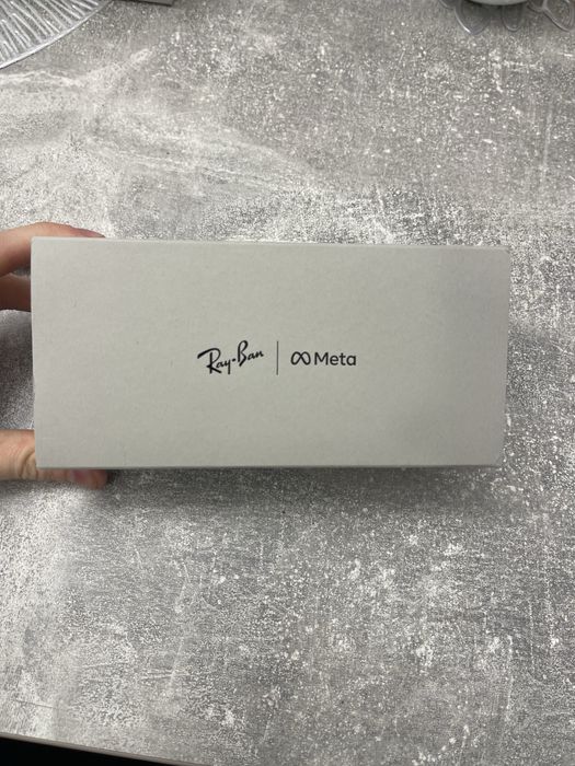 Смарт окуляри vr очки Ray Ban meta wayfarer matte black frame rw4006