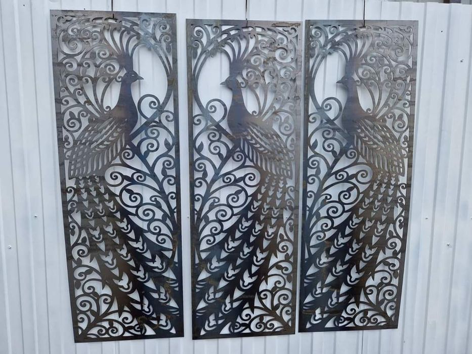 Лазерна Плазмова різка. Металеві Вставки. Ворота жалюзі. Паркан ранчо