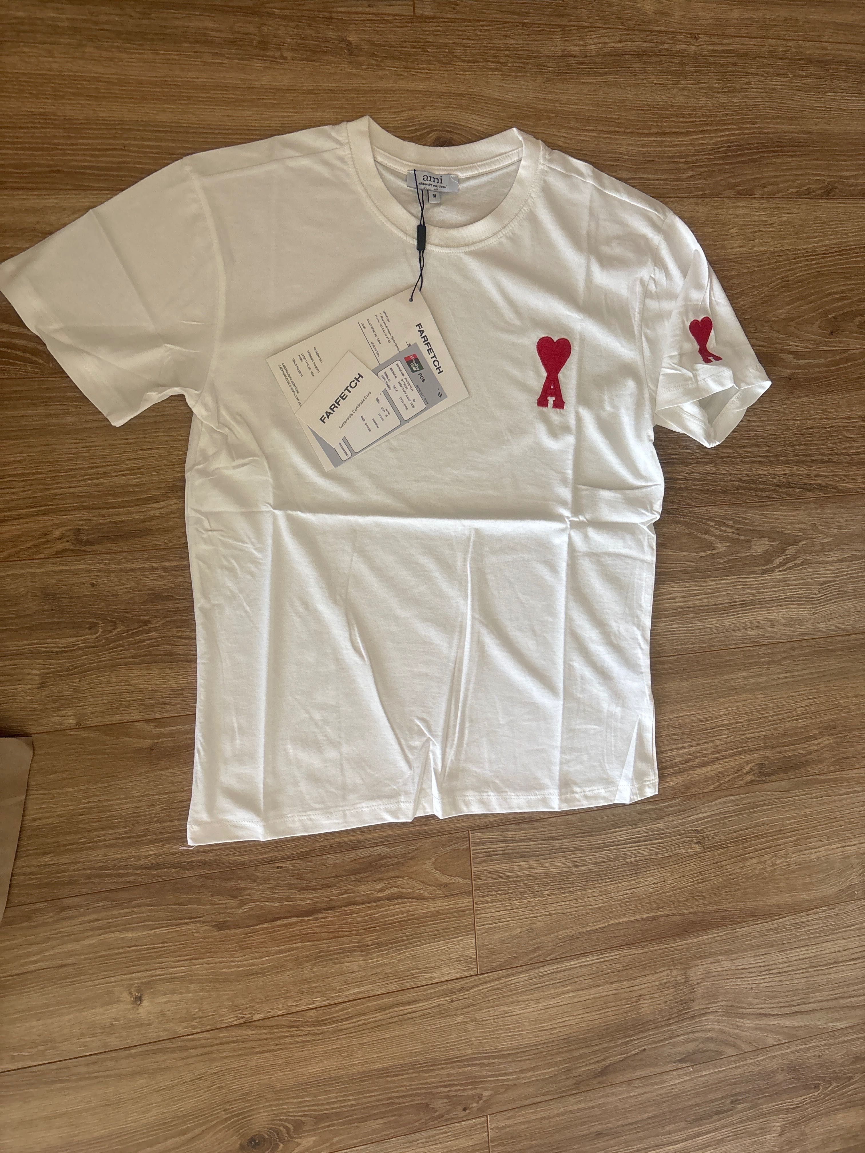 T shirt A M I nowy, metki i logowania