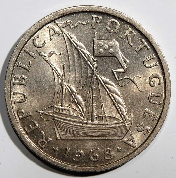 Republica Portuguesa - 5 Escudos 1968 - 3€ Soberba