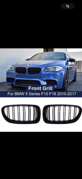 Решотка Ноздри на передний бампер БМВ ф10 ф11