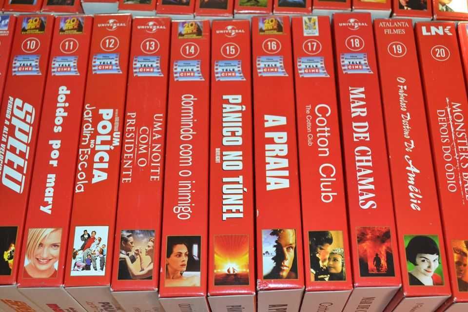 Lote 52 cassetes vhs originais filmes