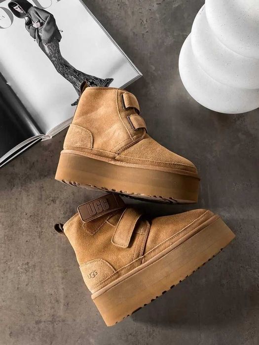 Угги/Угг/Уггі/Уги/Угі/UGG Australia Neumel Platform Chestnut/Овчина