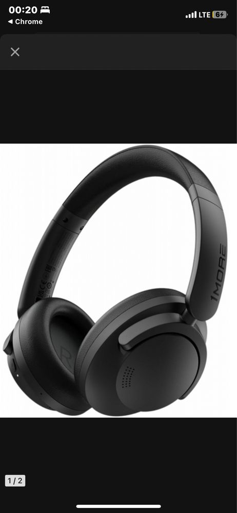 1More Akumulatorowe Słuchawki Bluetooth Bezprzewodowe