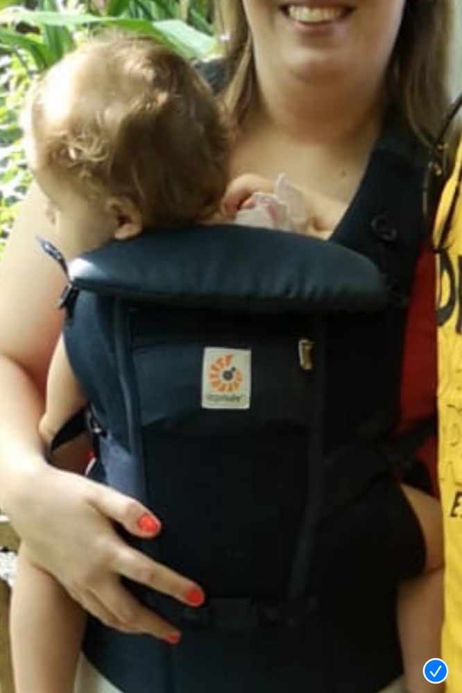 Mochila/Porta-bebés/Marsúpio Ergobaby Cool Air Adapt Azul