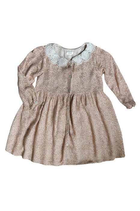 Сукня для дівчинки Next рожева в квіти 110 см, 4-5