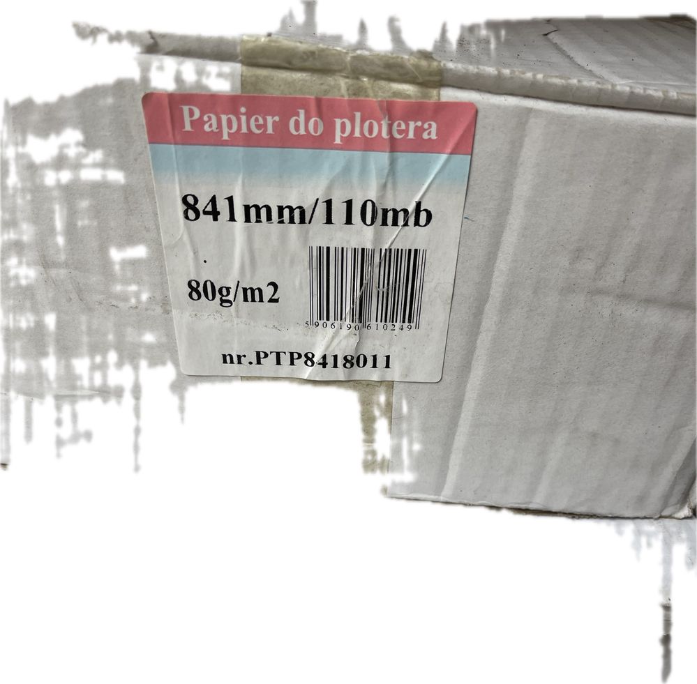 Papier w roli do kserokopiarek, 841 mm x 100 m, 80 g/m2