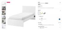 Cama MALM IKEA em bom estado