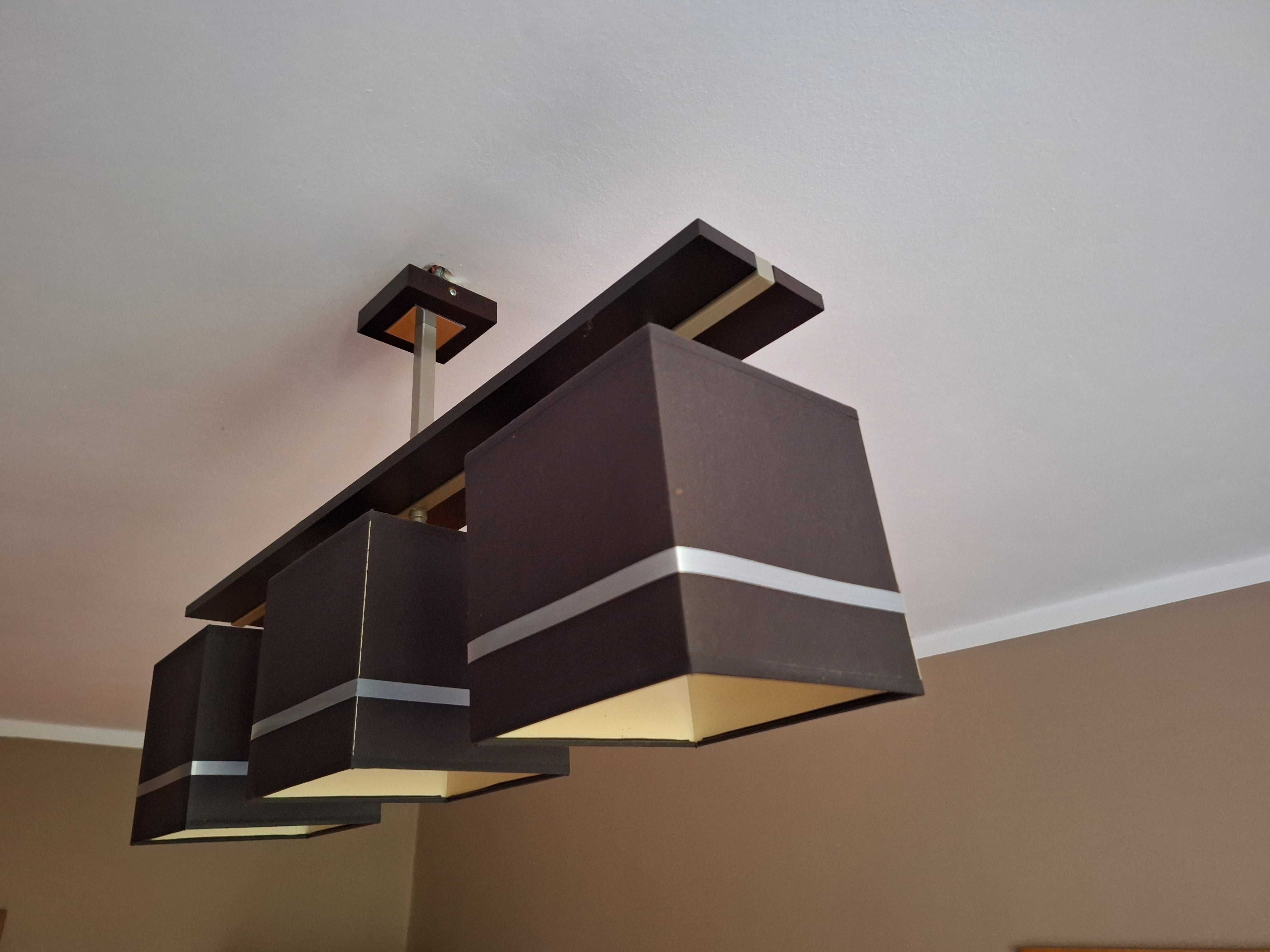 Lampa do salonu i lampka na stolik