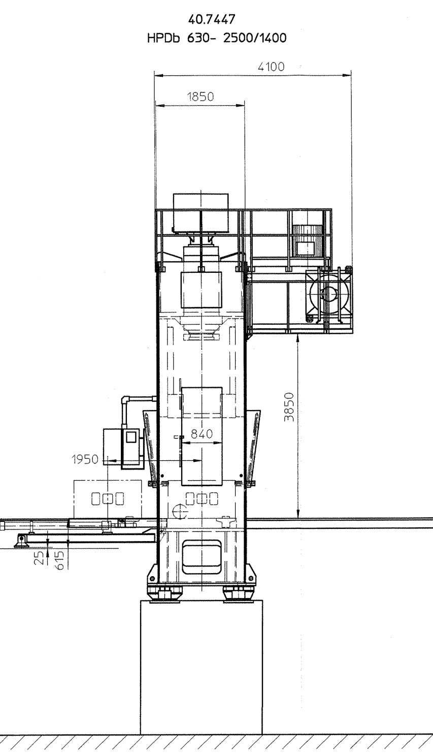 Prasa hydrauliczna Schuler Hydrap HPDb 630