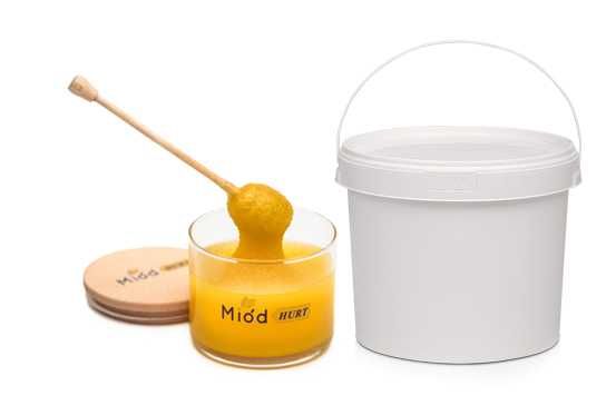 Miód wielokwiatowy w wiaderku 25 kg !