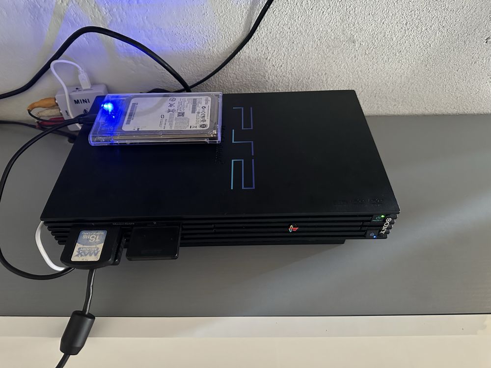 Ps2 desbloquada com disco externo