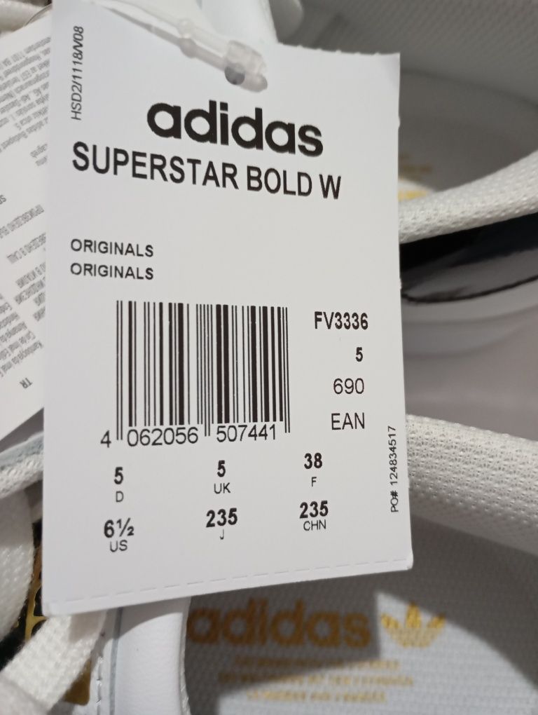 Tênis Adidas Superstar Bold