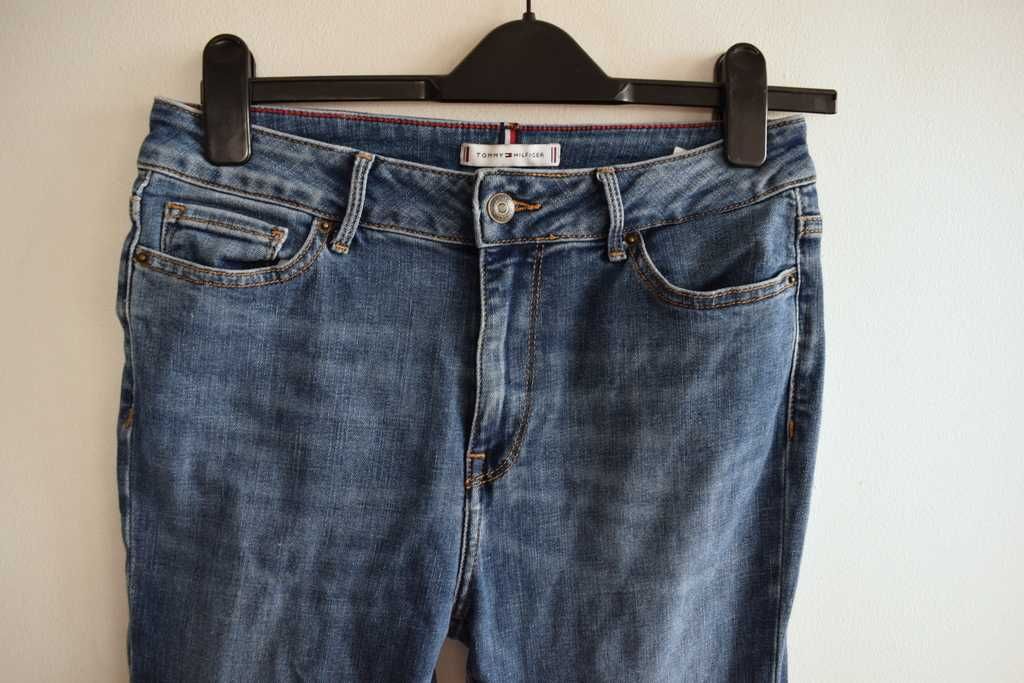 Tommy Hilfiger spodnie jeansy wysoki stan w28 l32