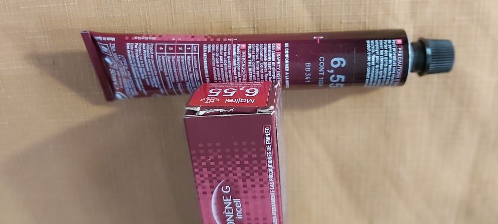 LOREAL Majirel 6.55 farba do włosów Plus gratis