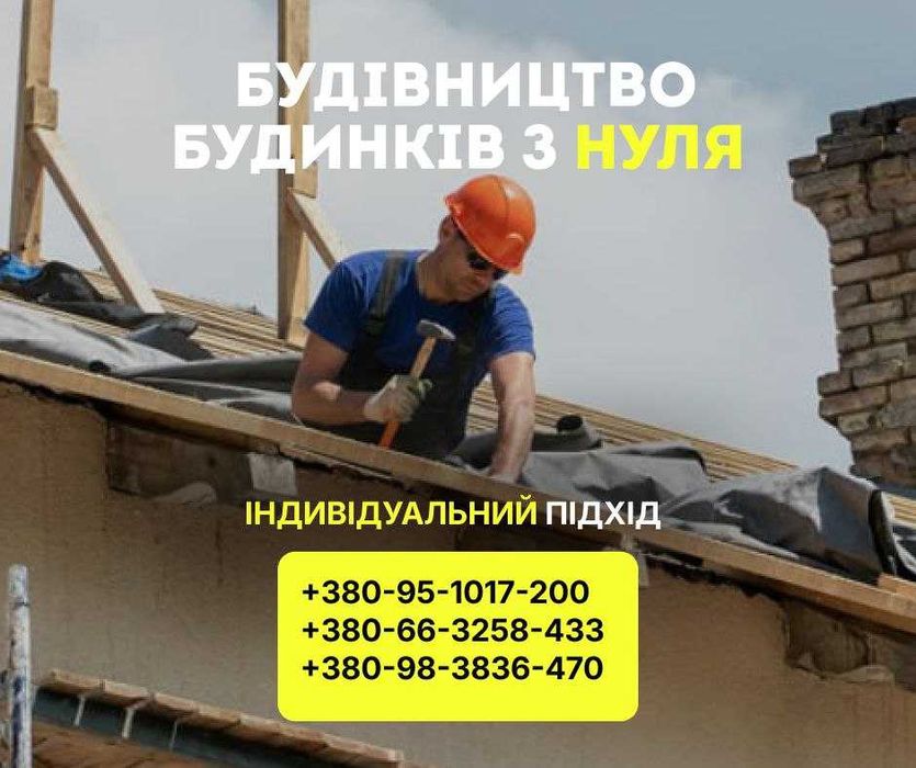 Будівництво будинків. Строительство. Кладка стен, фундамент