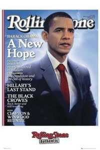 Poster Rolling stone - obama