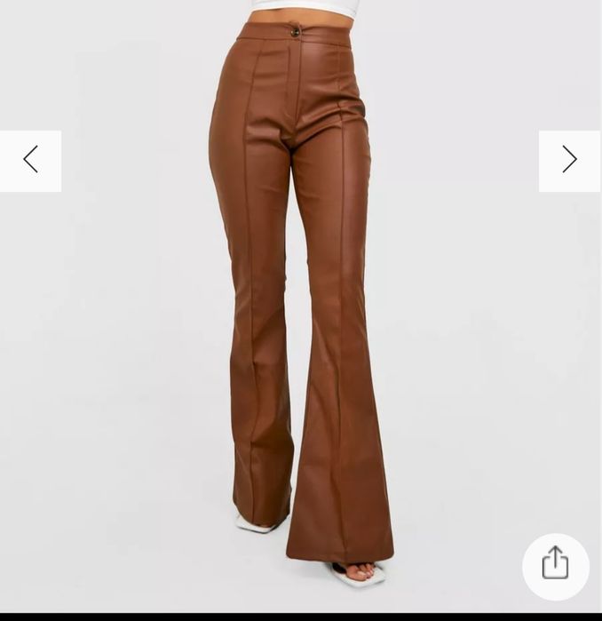 Шкіряні штани boohoo 12