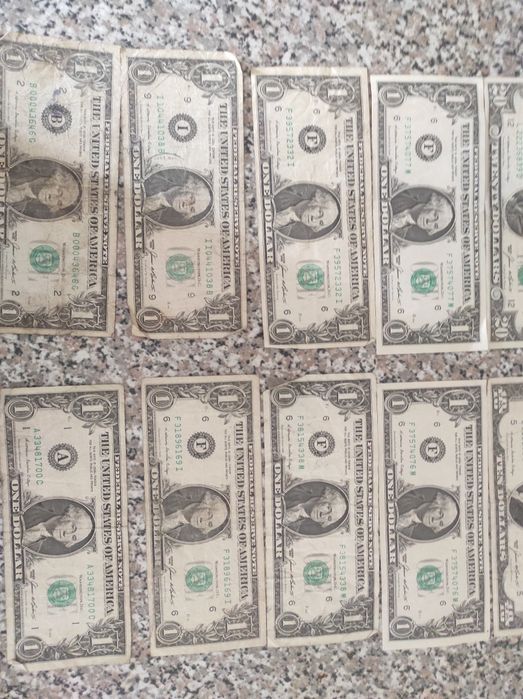 Vendo notas de Dolar